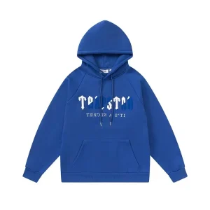 Blauer Trapstar Hoodie mit blauem Logo